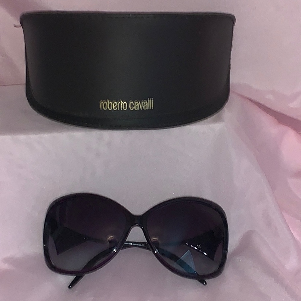 ROBERTO CAVALLI OLIVIA RC 573S 81B 62MM BUTTERFLY GRADIENT SUNGLASSES WITH CASE